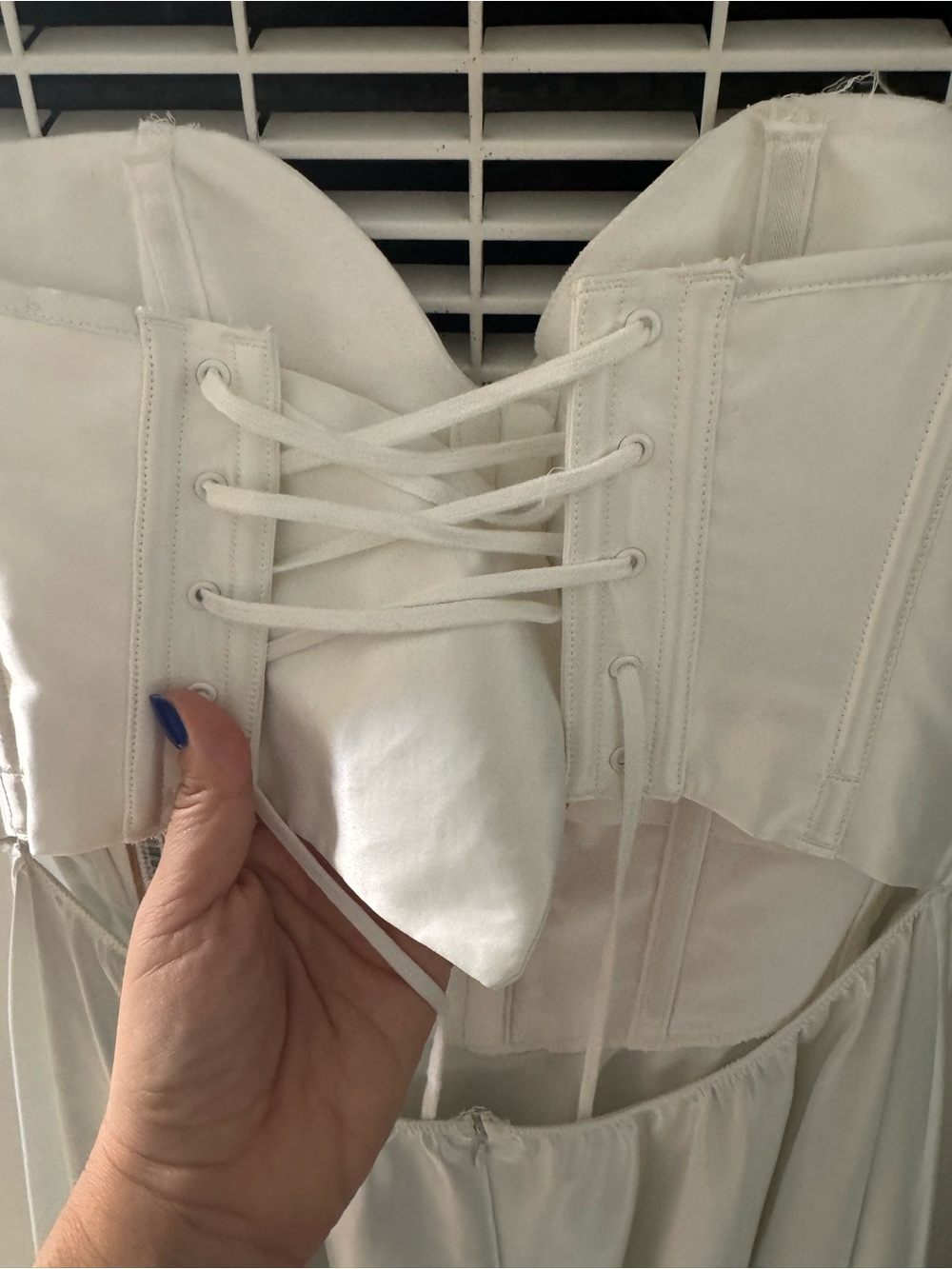SKIMS - NWT White Corset Skater Dress - Brand - Picture 5 of 8